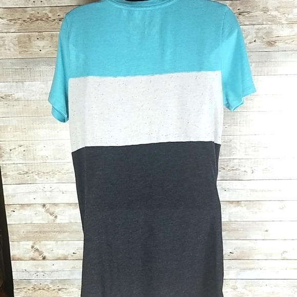 VICTORIA'S secret Pink, Teal, Cream and Gray, sleep shirt, Sz S/P - Picture 2 of 6